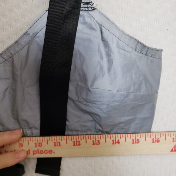 Jaded London Womens‎ Gorpcore Rave Silver Outfit Pants & Top. Size L - Picture 10 of 16